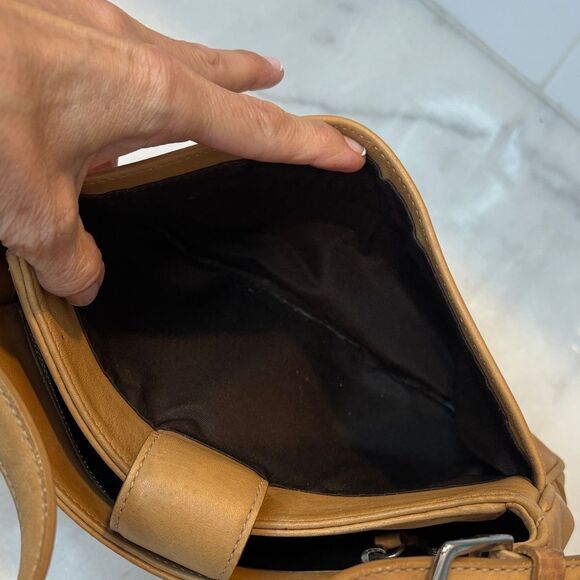 Coach Bag Purse Handbag Leather Vintage Hampton Hobo Shoulder Bag Pocketbook - Picture 11 of 16